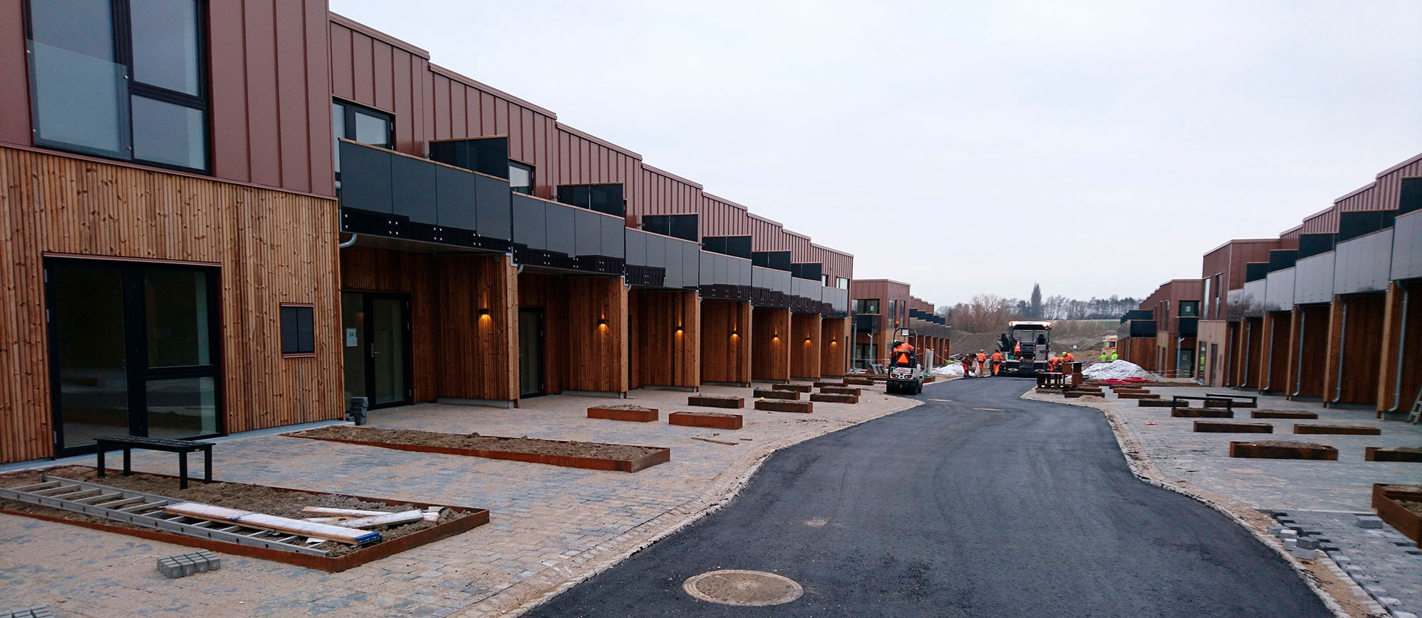 Bæredygtige rækkehuse i Engdraget