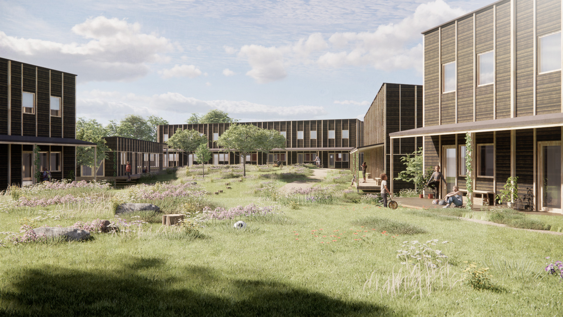 Falkenberghøje - gårdrum