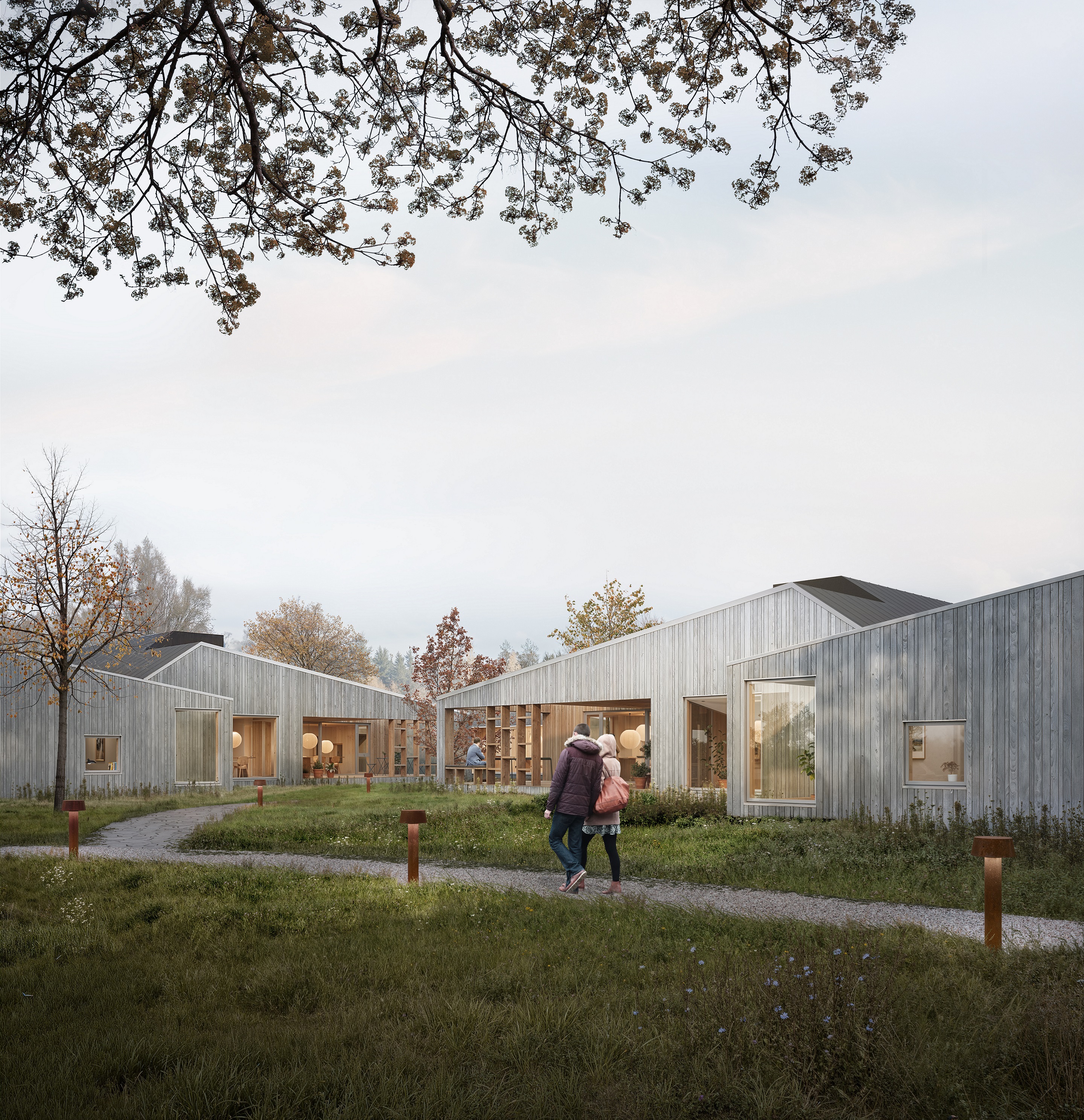 Skal bygges efter EU-taksonomiens strenge miljøstandarder: Tidligere kursuscenter genopstår som moderne autismeboliger